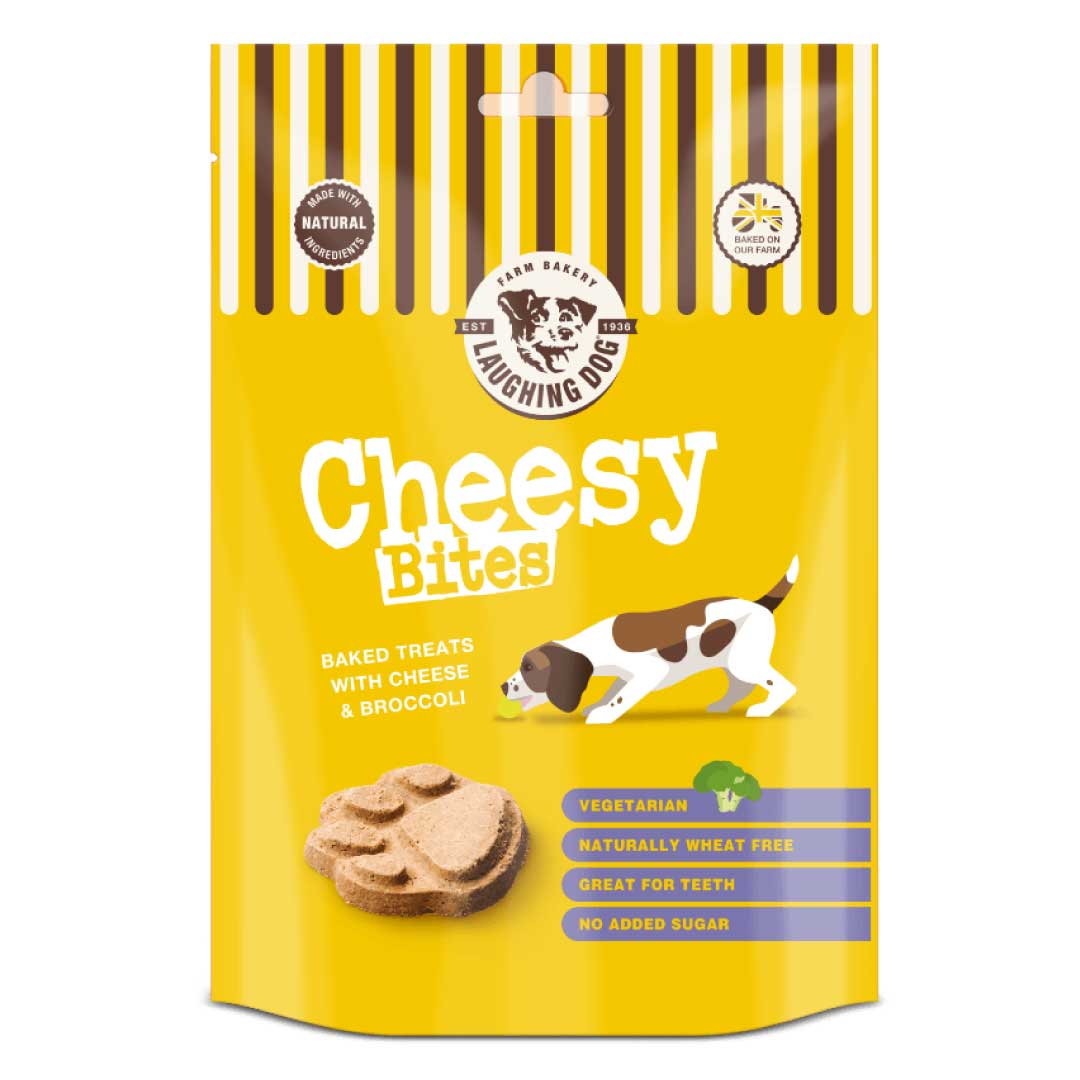 laughing dog cheesy bites dog treats