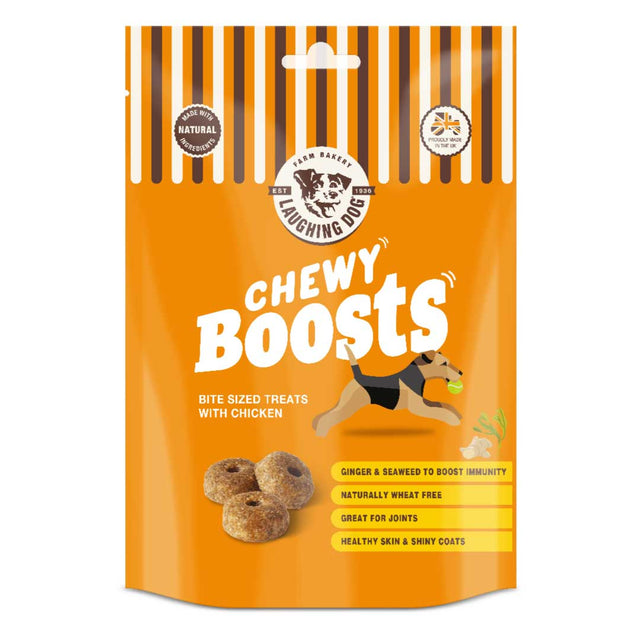 laughing dog chewy boosts dog treats