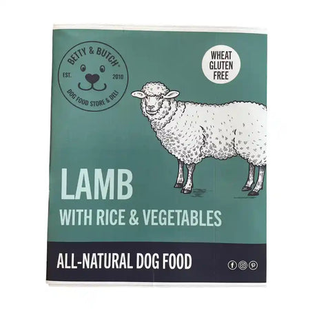 Betty & Butch Lamb, Rice and Veg Dog Food Tray