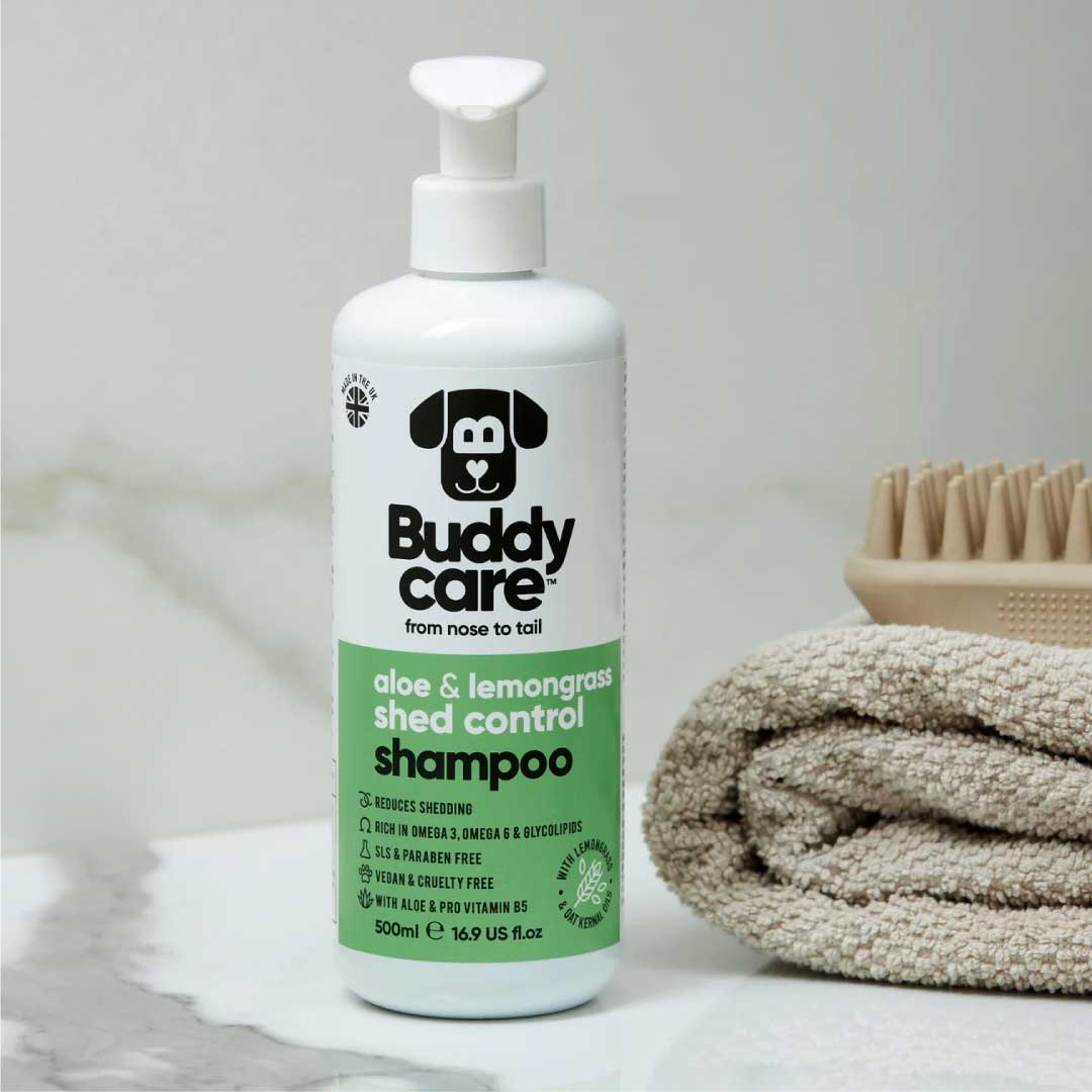 Shed Control Aloe & Lemongrass Dog Shampoo - BuddyCare