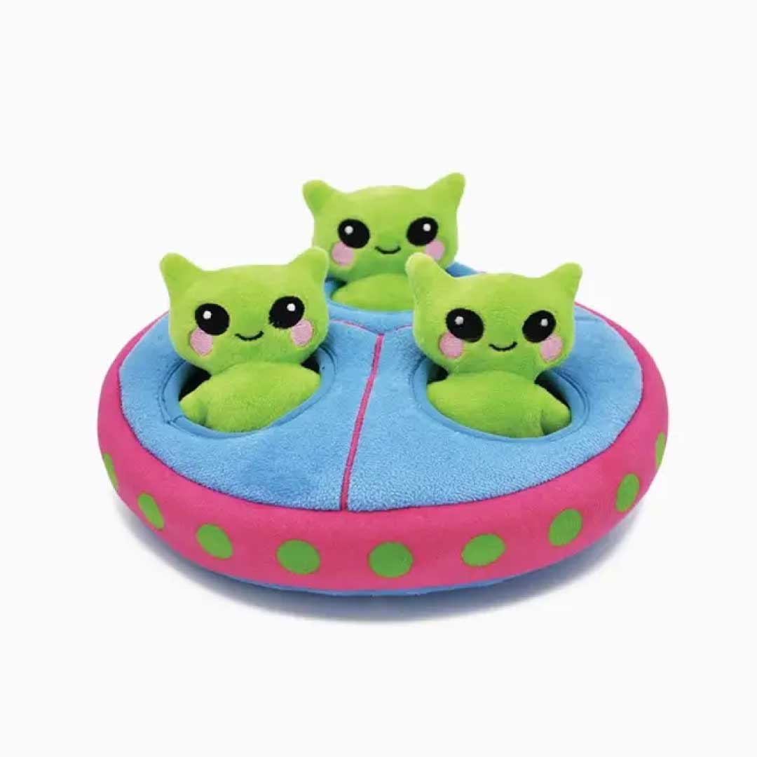 Space Paws Aliens Interactive Dog Toy 🎃