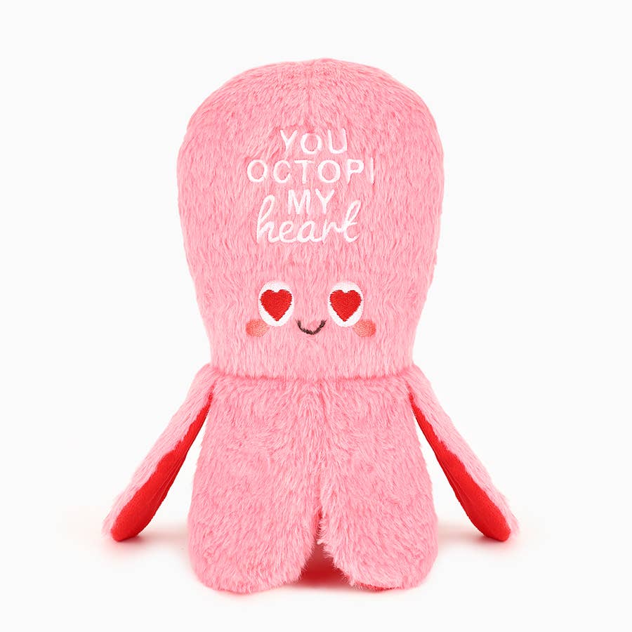 Valentine Octopus Dog Toy