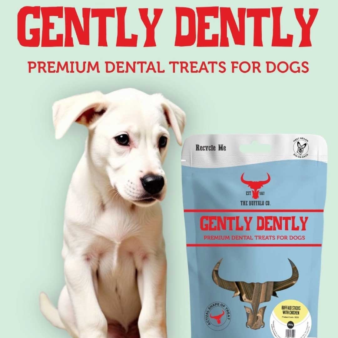 Gently Dently - Apple & Banana Dental Treats For Dogs