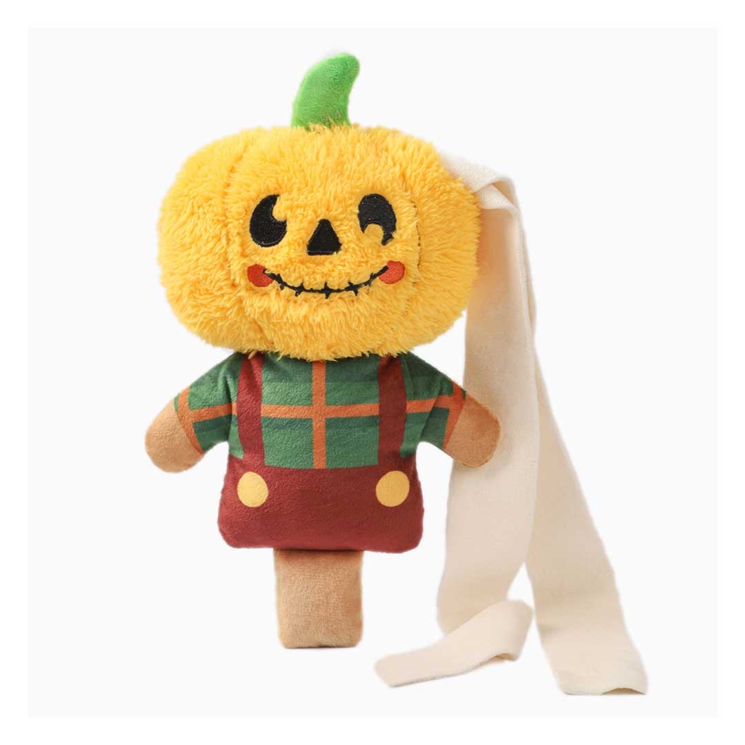 Howloween Night Scarecrow Dog Plush Toy 🎃