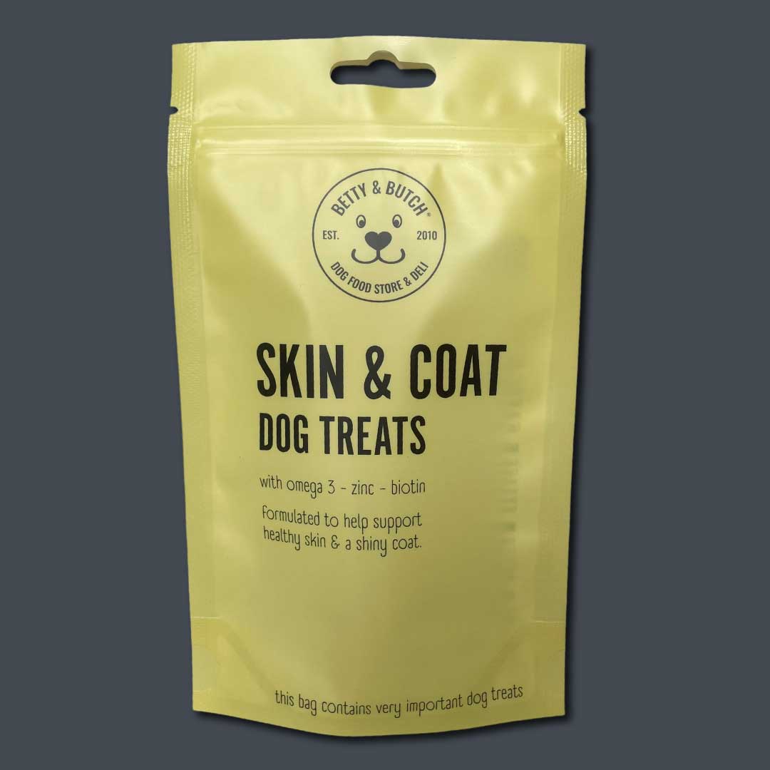 Betty & Butch® Skin & Coat Dog Treats - Omega 3, Zinc and Biotin