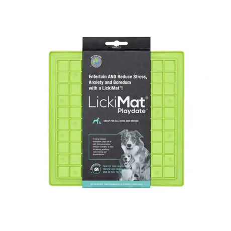 LickiMat Playdate Chew-Resistant Square Dog Mat for Fun and Anxiety - BETTY & BUTCH®