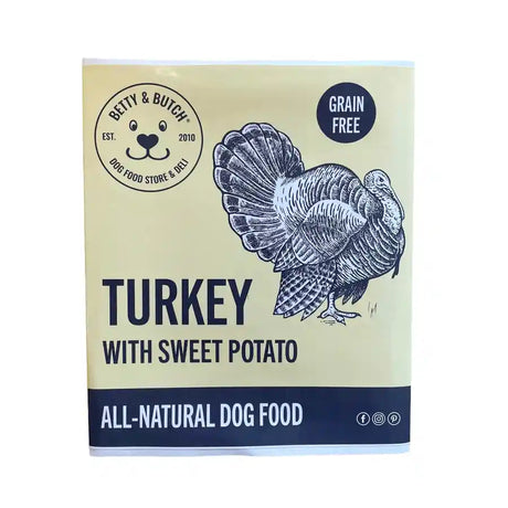 Betty & Butch Turkey and Sweet Potato Dog Food Tray