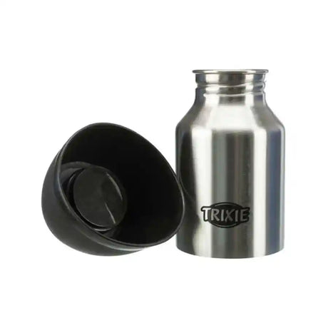 Trixie Stainless Steel Dog Water Bottle and Bowl Hybrid - BETTY & BUTCH®