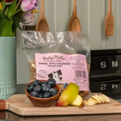 Betty Miller Banana, Apple and Blueberry Crunchy Dog Bones - BETTY & BUTCH®