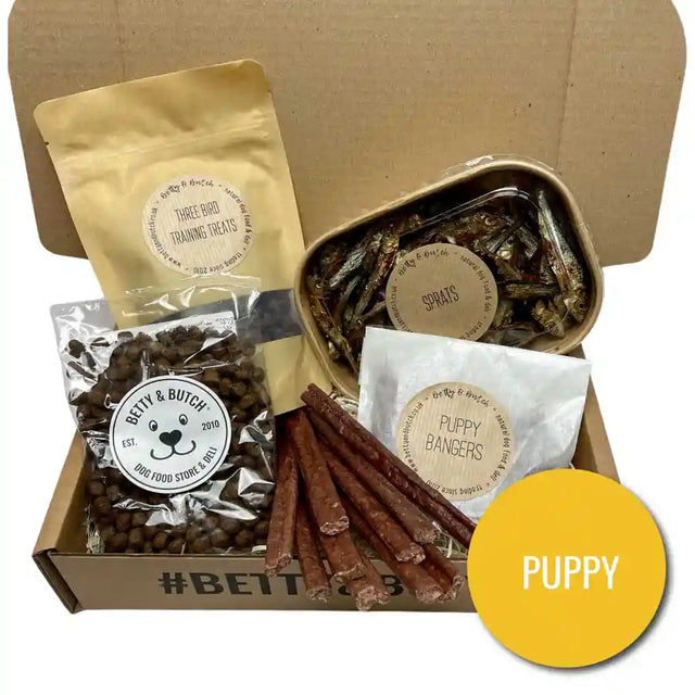 Puppy's Pawsome Box Treats for Dogs - Natural Meat Puppy Food Snacks - BETTY & BUTCH®